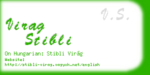 virag stibli business card