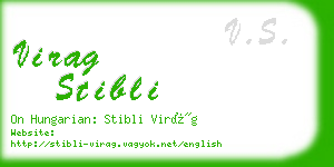 virag stibli business card